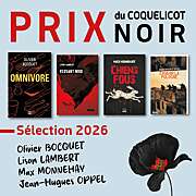 Jean-Hugues Oppel en sélection du prix Coquelicot Noir 2026 du Salon du livre de Nemours