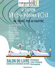 François Médéline au Salon Lire à pleine voix à Valence